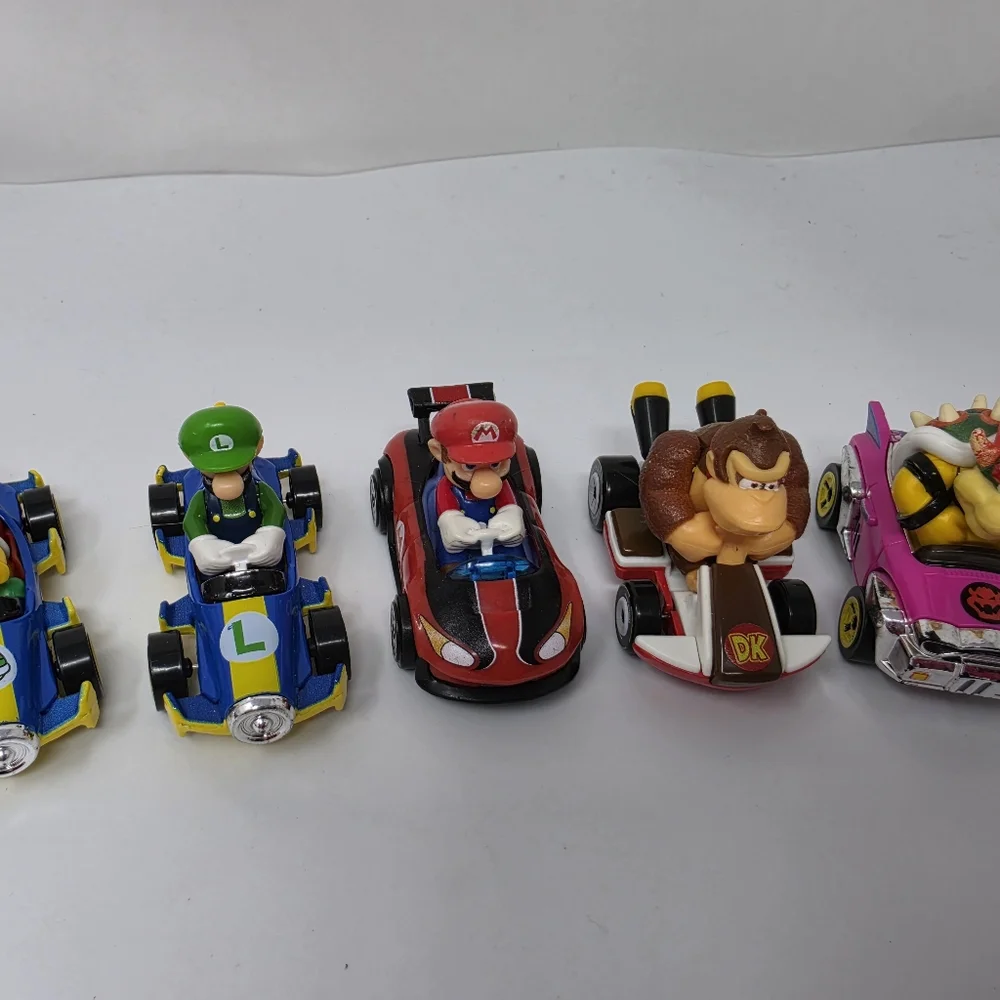 Nintendo Mario Brothers Diecast Die-cast Toy Lot of  5